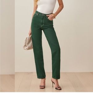 Reformation Cowboy High Rise Straight Jeans